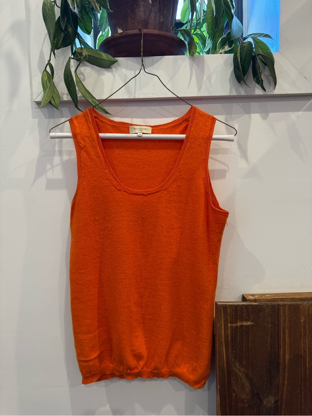 Eric Bompard Cashmere Tank Top - Orange